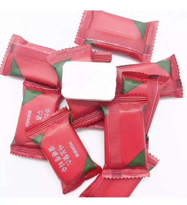 20pcs Disposable Compressed Face Towel Mini Portable Disposable Compressed Cotton Coin Tissue Towels For Travel Camping.