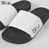 Black Camel Cobra Texture Slide (cimahi – Brown/white 39-44)