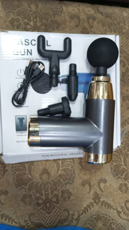 C006 Gold Edition Fascial Gun Massager – High-power Percussion Therapy Device For Deep Tissue, Muscle Recovery, And Pain Relief | Massage Gun |