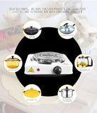Electric Stove For Cooking – Hot Plate Heat Up In Just 2 Mins – Easy To Clean -metal Body (random Color )