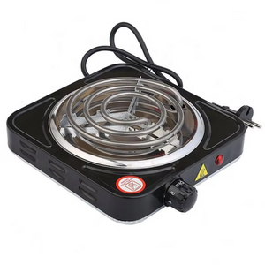 Electric Stove For Cooking – Hot Plate Heat Up In Just 2 Mins – Easy To Clean -metal Body (random Color )