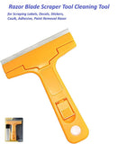 Latest                       Heavy-duty Razor Blade Scraper Tool For Removing Labels, Stickers, Caulk, Adhesive & Paint – Multipurpose Cleaning Tool For Glass, Tiles & Smooth Surfaces | Wall Scraper |scraper With Blade |