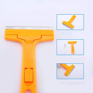 Latest                       Heavy-duty Razor Blade Scraper Tool For Removing Labels, Stickers, Caulk, Adhesive & Paint – Multipurpose Cleaning Tool For Glass, Tiles & Smooth Surfaces | Wall Scraper |scraper With Blade |