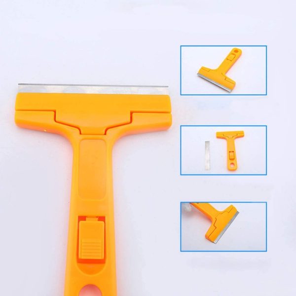Latest                       Heavy-duty Razor Blade Scraper Tool For Removing Labels, Stickers, Caulk, Adhesive & Paint – Multipurpose Cleaning Tool For Glass, Tiles & Smooth Surfaces | Wall Scraper |scraper With Blade |