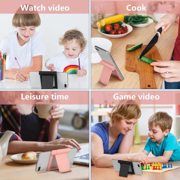 Portable Mobile Phone Holder Multi-angle Universal Mobile Phone Stand 360° Rotateable Phone Holder, Foldable Smartphone Stand (random Color)