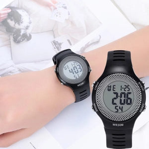 Silicon Digital Watch – Waterproof, Luminous Display, Automatic Movement, Sporty   Design, No Box Included