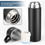 Vacuum Flask Bottle & Cup Stainless Steel Vacuum Flask Set (random Color)