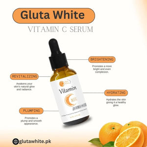 Vitamin C Serum For Face Glowing & Dark Spots | Gluta White Vitamin C 16% Serum | Best Quality Skin Care Serum | Serum For Glowing Serum – 30 Ml