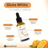 Vitamin C Serum For Face Glowing & Dark Spots | Gluta White Vitamin C 16% Serum | Best Quality Skin Care Serum | Serum For Glowing Serum – 30 Ml